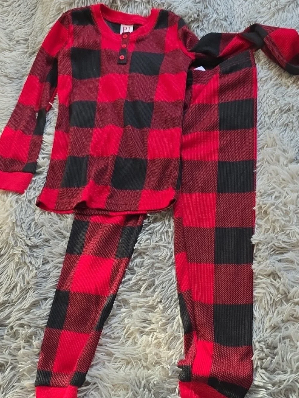 The Children's Place Green 'Powered by Christmas' Holiday Pajama Top